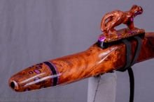 Honduran Rosewood Burl Native American Flute, Minor, Mid A-4, #K16E (1)